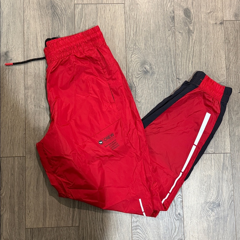 Red Paper Planes Athletic Track Pants - Windbreaker Material Size S